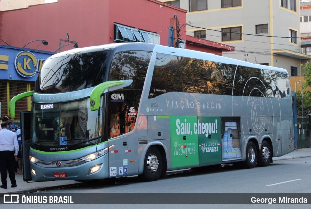 Viação Garcia 8524 na cidade de São Paulo, São Paulo, Brasil, por George Miranda. ID da foto: 11131796.