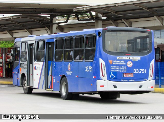 Guarulhos Transportes 33.751 na cidade de Guarulhos, São Paulo, Brasil, por Henrique Alves de Paula Silva. Número da foto: #11130885.
