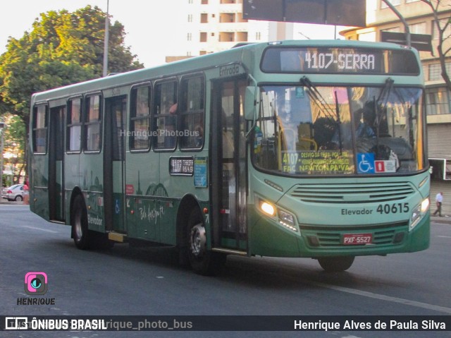 Urca Auto Ônibus 40615 na cidade de Belo Horizonte, Minas Gerais, Brasil, por Henrique Alves de Paula Silva. Número da foto: #11130789.
