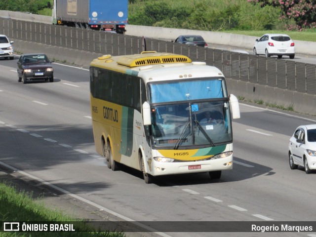 Empresa Gontijo de Transportes 14685 na cidade de São José dos Campos, São Paulo, Brasil, por Rogerio Marques. Número da foto: #11130667.