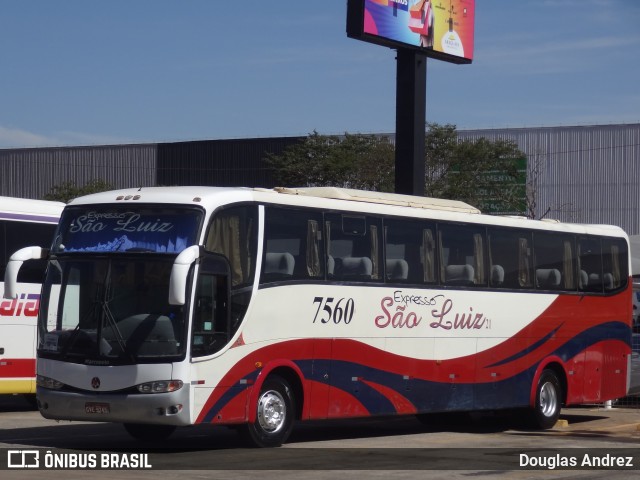 Expresso São Luiz 7560 na cidade de Goiânia, Goiás, Brasil, por Douglas Andrez. ID da foto: 11131208.