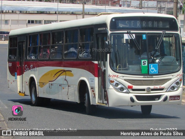Viação São Bento Ribeirão Preto 11305 na cidade de Ribeirão Preto, São Paulo, Brasil, por Henrique Alves de Paula Silva. Número da foto: #11130843.