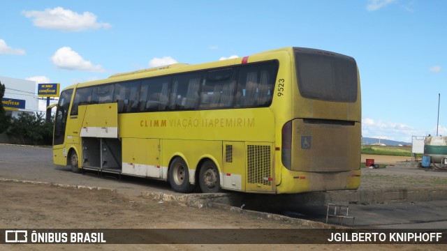 Viação Itapemirim 9523 na cidade de Vitória da Conquista, Bahia, Brasil, por JGILBERTO KNIPHOFF. Número da foto: #11131468.