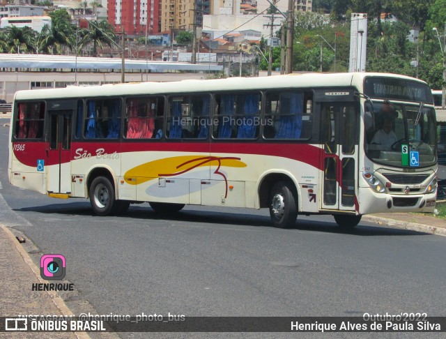Viação São Bento Ribeirão Preto 11365 na cidade de Ribeirão Preto, São Paulo, Brasil, por Henrique Alves de Paula Silva. Número da foto: #11130844.