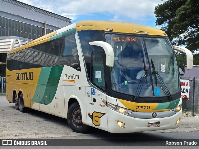 Empresa Gontijo de Transportes 21520 na cidade de São José dos Campos, São Paulo, Brasil, por Robson Prado. ID da foto: 11130732.