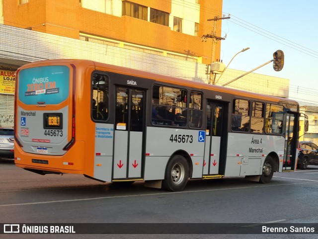 Auto Viação Marechal Brasília 445673 na cidade de Taguatinga, Distrito Federal, Brasil, por Brenno Santos. Número da foto: #11131491.