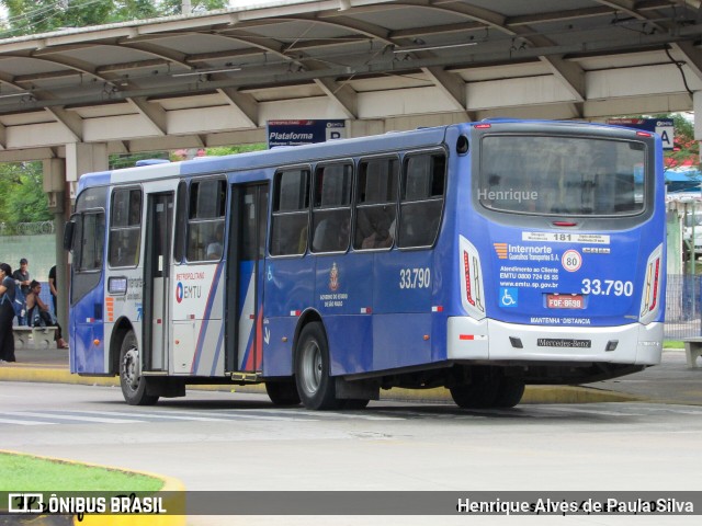 Guarulhos Transportes 33.790 na cidade de Guarulhos, São Paulo, Brasil, por Henrique Alves de Paula Silva. ID da foto: 11130883.