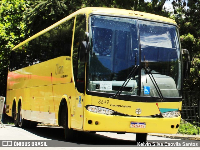 Viação Itapemirim 8649 na cidade de São Paulo, São Paulo, Brasil, por Kelvin Silva Caovila Santos. ID da foto: 11134317.