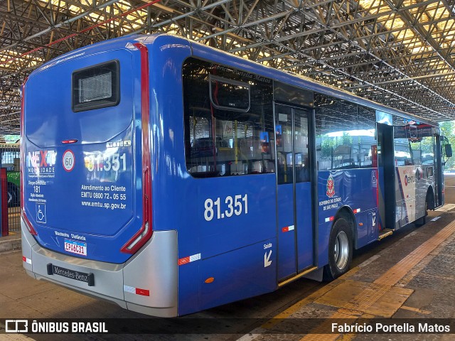 Next Mobilidade - ABC Sistema de Transporte 81.351 na cidade de Santo André, São Paulo, Brasil, por Fabrício Portella Matos. Número da foto: #11134221.