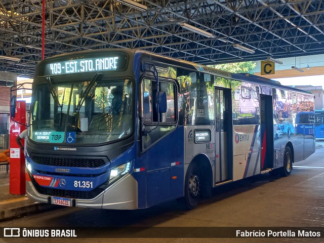 Next Mobilidade - ABC Sistema de Transporte 81.351 na cidade de Santo André, São Paulo, Brasil, por Fabrício Portella Matos. Número da foto: #11134292.