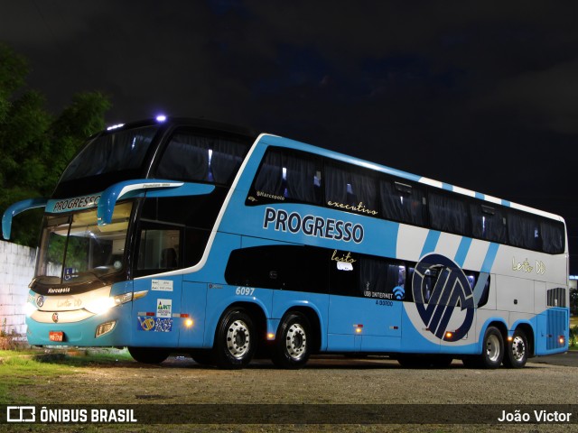 Auto Viação Progresso 6097 na cidade de Teresina, Piauí, Brasil, por João Victor. ID da foto: 11134787.