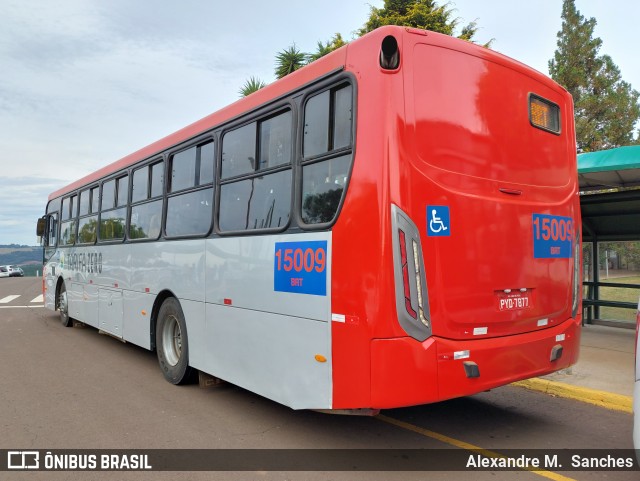 BRT Curitiba 15009 na cidade de Palmas, Paraná, Brasil, por Alexandre M.  Sanches. ID da foto: 11134526.