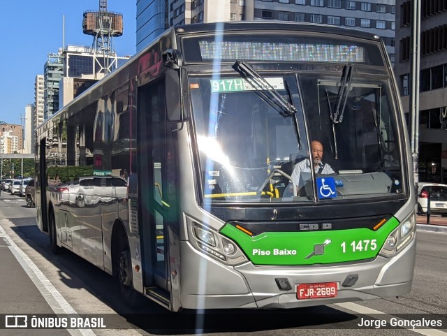 Viação Santa Brígida 1 1475 na cidade de São Paulo, São Paulo, Brasil, por Jorge Gonçalves. ID da foto: 11133452.