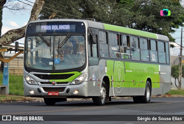 Viação Garcia 7619 na cidade de Arapongas, Paraná, Brasil, por Sérgio de Sousa Elias. Número da foto: #11132863.