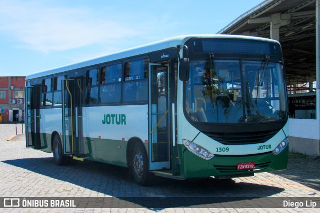 Jotur - Auto Ônibus e Turismo Josefense 1309 na cidade de Palhoça, Santa Catarina, Brasil, por Diego Lip. Número da foto: #11134625.