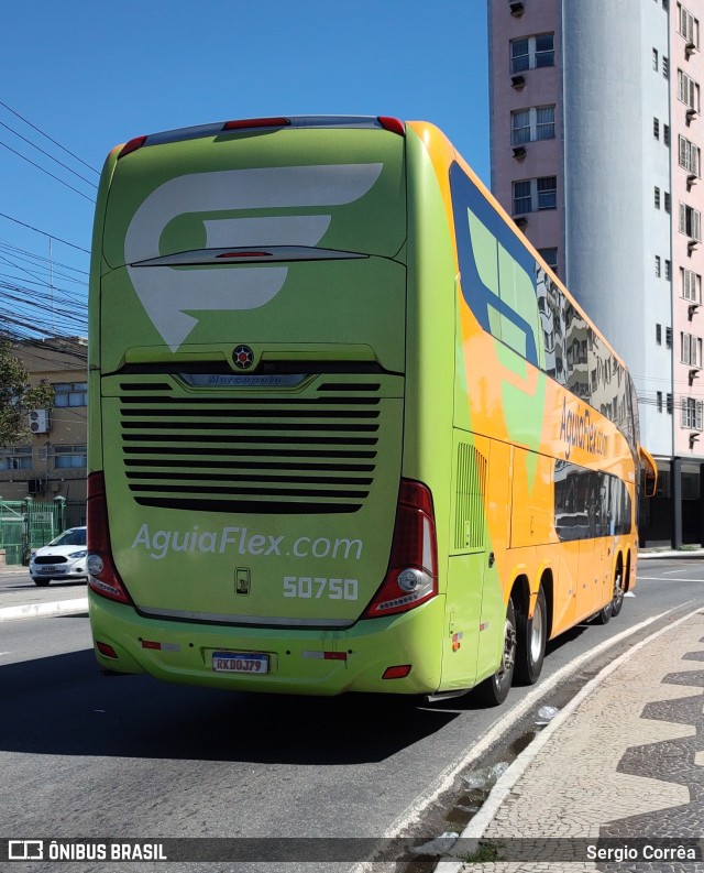 Viação Águia Branca 50750 na cidade de Vitória, Espírito Santo, Brasil, por Sergio Corrêa. ID da foto: 11135508.