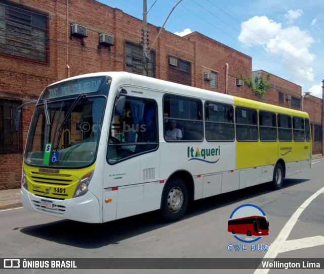 Viação Itaqueri 1401 na cidade de Piracicaba, São Paulo, Brasil, por Wellington Lima. Número da foto: #11135902.