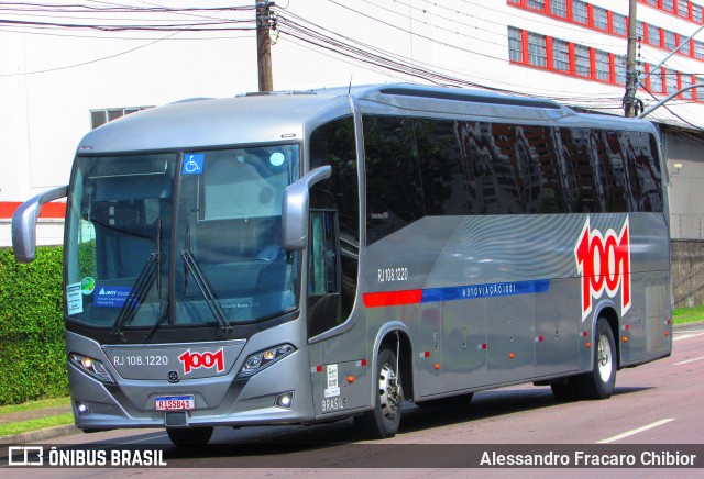 Auto Viação 1001 RJ 108.1220 na cidade de Curitiba, Paraná, Brasil, por Alessandro Fracaro Chibior. Número da foto: #11135941.