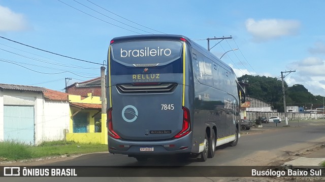 Expresso Brasileiro 7845 na cidade de Ituberá, Bahia, Brasil, por Busólogo Baixo Sul. ID da foto: 11135314.