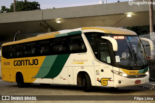 Empresa Gontijo de Transportes 7070 na cidade de Belo Horizonte, Minas Gerais, Brasil, por Filipe Lima. Número da foto: #11137450.