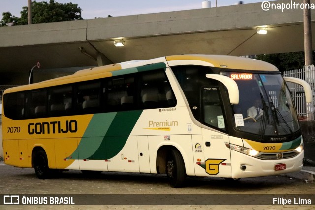 Empresa Gontijo de Transportes 7070 na cidade de Belo Horizonte, Minas Gerais, Brasil, por Filipe Lima. ID da foto: 11137450.