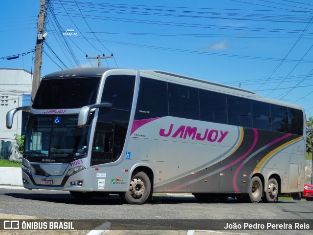 Viação Jam Joy 11021 na cidade de Teresina, Piauí, Brasil, por João Pedro Pereira Reis. ID da foto: 11135087.