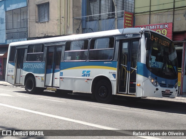 Viação Vaz 02 613 na cidade de Santo André, São Paulo, Brasil, por Rafael Lopes de Oliveira. Número da foto: #11135498.