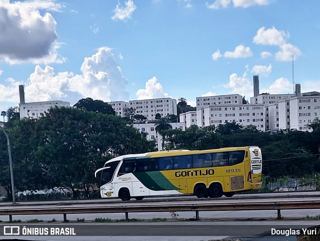 Empresa Gontijo de Transportes 18935 na cidade de Contagem, Minas Gerais, Brasil, por Douglas Yuri. ID da foto: 11136705.