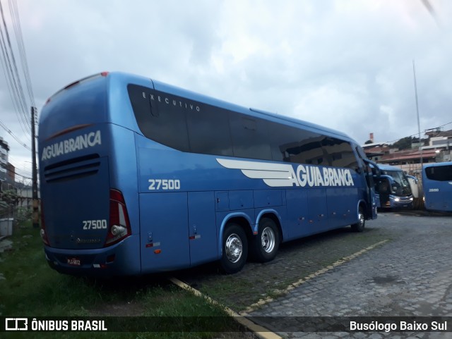 Viação Águia Branca 27500 na cidade de Itabuna, Bahia, Brasil, por Busólogo Baixo Sul. ID da foto: 11135373.