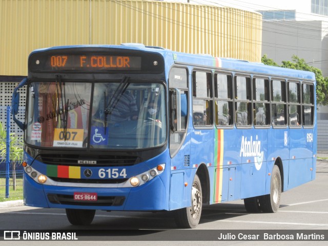 Viação Atalaia Transportes 6154 na cidade de Aracaju, Sergipe, Brasil, por Julio Cesar  Barbosa Martins. ID da foto: 11138334.