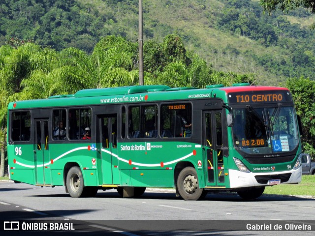 Viação Senhor do Bonfim 96 na cidade de Angra dos Reis, Rio de Janeiro, Brasil, por Gabriel de Oliveira. ID da foto: 11140416.