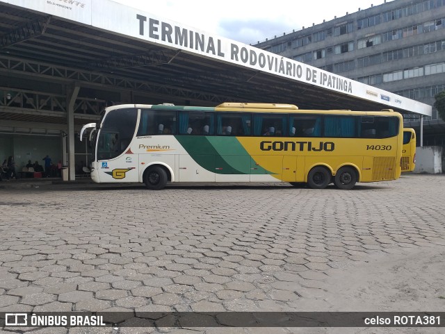 Empresa Gontijo de Transportes 14030 na cidade de Ipatinga, Minas Gerais, Brasil, por Celso ROTA381. Número da foto: #11140106.