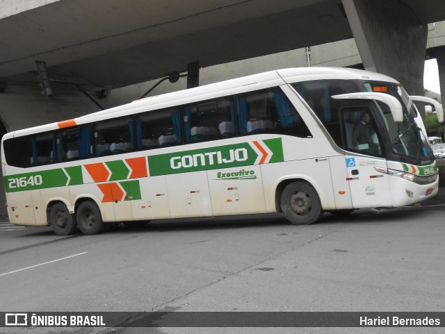 Empresa Gontijo de Transportes 21640 na cidade de Belo Horizonte, Minas Gerais, Brasil, por Hariel Bernades. ID da foto: 11139476.