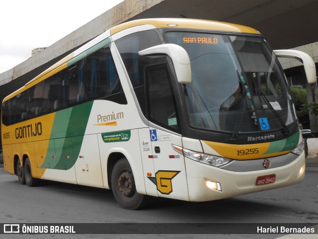 Empresa Gontijo de Transportes 19255 na cidade de Belo Horizonte, Minas Gerais, Brasil, por Hariel Bernades. ID da foto: 11140400.