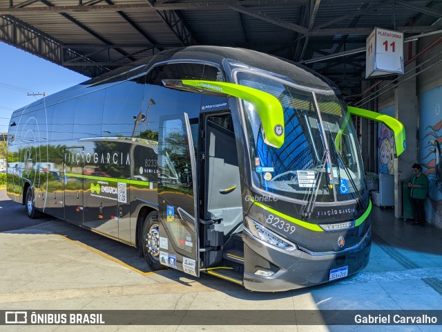 Viação Garcia 82339 na cidade de Presidente Prudente, São Paulo, Brasil, por Gabriel Carvalho. ID da foto: 11139560.