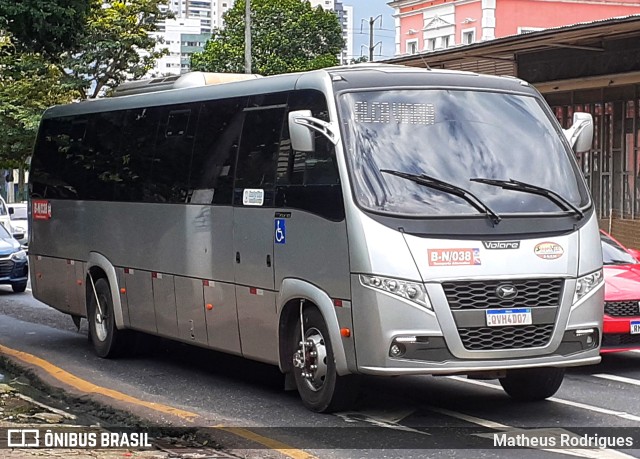 Sinprovan - Sindicato dos Proprietários de Vans e Micro-Ônibus B-N/038 na cidade de Belém, Pará, Brasil, por Matheus Rodrigues. Número da foto: #11140984.