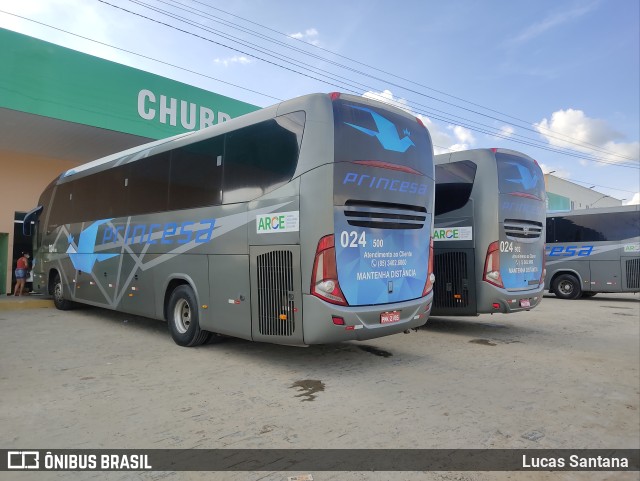 Viação Princesa dos Inhamuns 500 na cidade de Madalena, Ceará, Brasil, por Lucas Santana . ID da foto: 11138423.