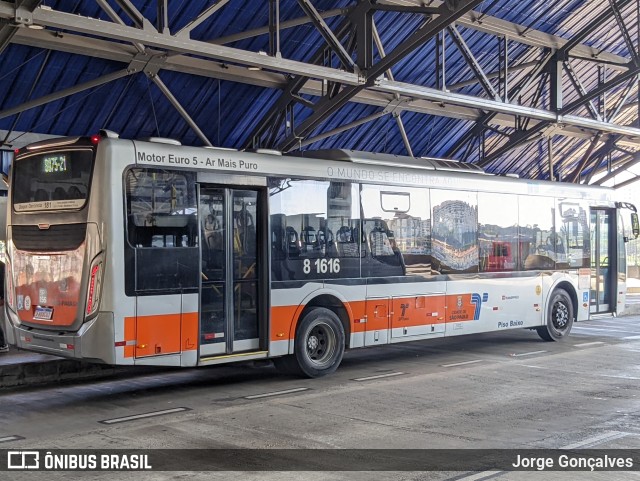 TRANSPPASS - Transporte de Passageiros 8 1616 na cidade de São Paulo, São Paulo, Brasil, por Jorge Gonçalves. ID da foto: 11138163.