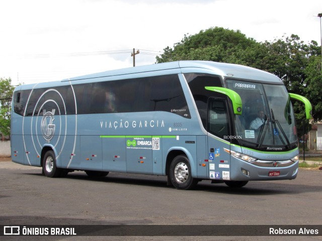 Viação Garcia 8335 na cidade de Paranavaí, Paraná, Brasil, por Robson Alves. Número da foto: #11140825.