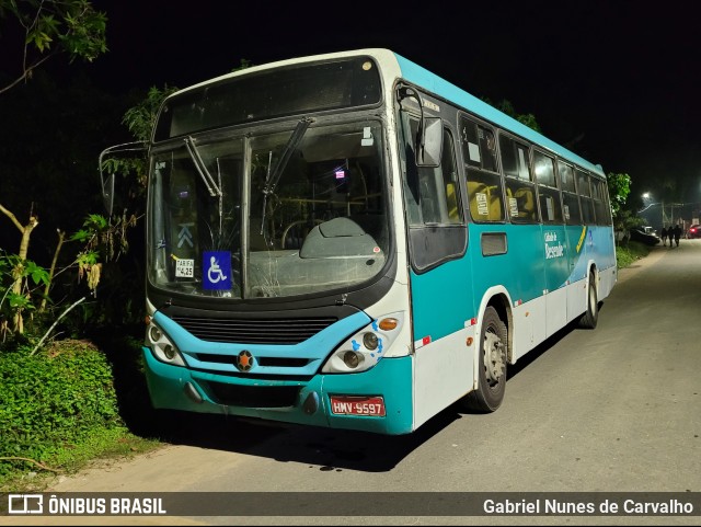 Viação São Miguel 1110 na cidade de Resende, Rio de Janeiro, Brasil, por Gabriel Nunes de Carvalho. Número da foto: #11138284.