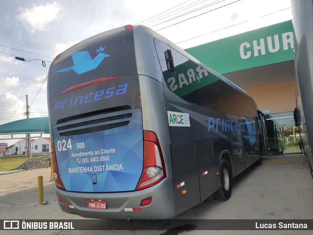 Viação Princesa dos Inhamuns 500 na cidade de Madalena, Ceará, Brasil, por Lucas Santana . ID da foto: 11138419.