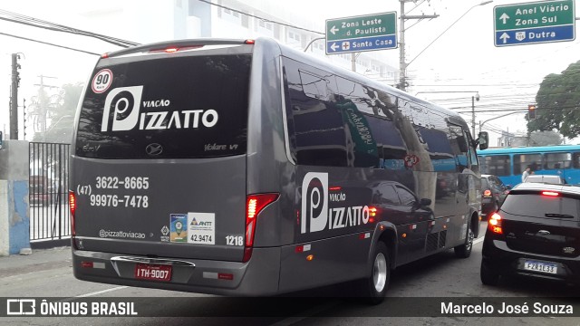 Viação Pizatto 9007 na cidade de São José dos Campos, São Paulo, Brasil, por Marcelo José Souza. ID da foto: 11138532.