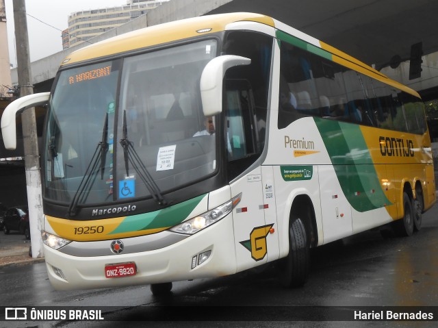 Empresa Gontijo de Transportes 19250 na cidade de Belo Horizonte, Minas Gerais, Brasil, por Hariel Bernades. ID da foto: 11141369.