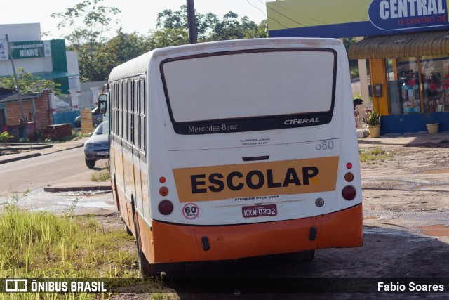 Ônibus Particulares KXM0232 na cidade de Moju, Pará, Brasil, por Fabio Soares. ID da foto: 11141486.