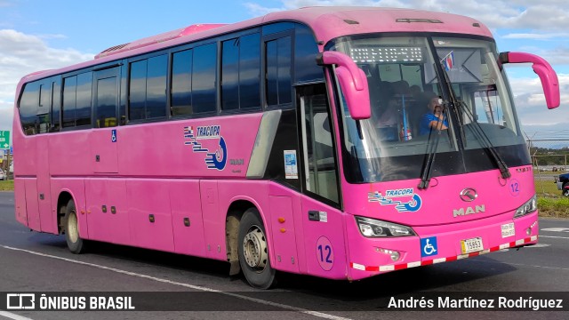 TRACOPA - Transportes Costarricenses Panameños 12 na cidade de Alajuela, Alajuela, Costa Rica, por Andrés Martínez Rodríguez. ID da foto: 11143277.