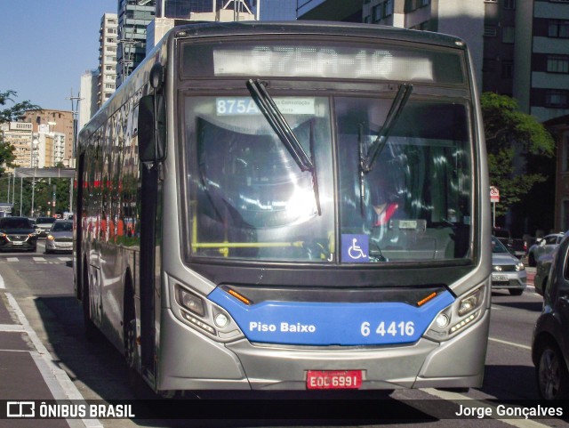 Viação Paratodos > São Jorge > Metropolitana São Paulo > Mobibrasil 6 4416 na cidade de São Paulo, São Paulo, Brasil, por Jorge Gonçalves. Número da foto: #11141681.