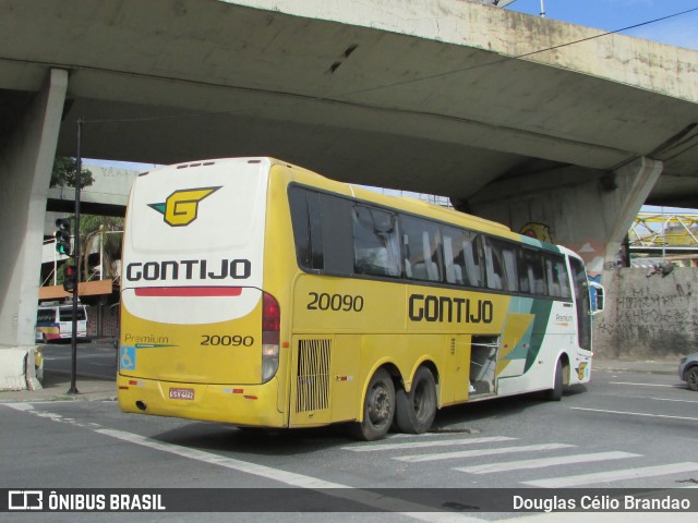 Empresa Gontijo de Transportes 20090 na cidade de Belo Horizonte, Minas Gerais, Brasil, por Douglas Célio Brandao. ID da foto: 11142738.