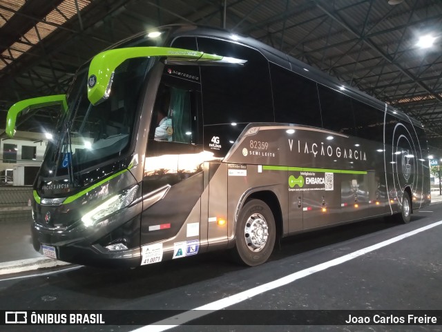 Viação Garcia 82359 na cidade de Bauru, São Paulo, Brasil, por Joao Carlos Freire. Número da foto: #11141672.