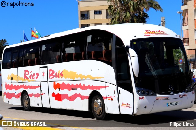 Rico Bus 146 na cidade de Cádiz, Cádiz, Andalucía, Espanha, por Filipe Lima. Número da foto: #11143239.