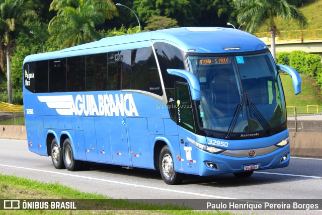 Viação Águia Branca 32950 na cidade de Piraí, Rio de Janeiro, Brasil, por Paulo Henrique Pereira Borges. Número da foto: #11142077.